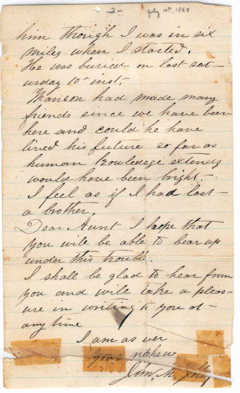 Part 3: Manse Jolly death in Cameron, TX from 7/12/1869