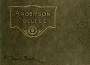 Cover of Anderson College Viewbook 1927
