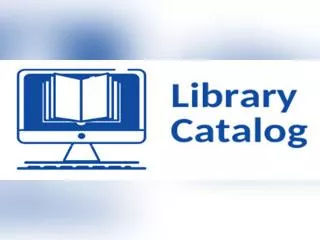 The words "library catalog" 
