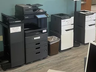 Image showing three printers